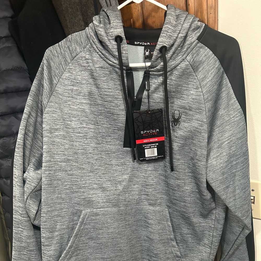 New mens Medium Spyder hoodie